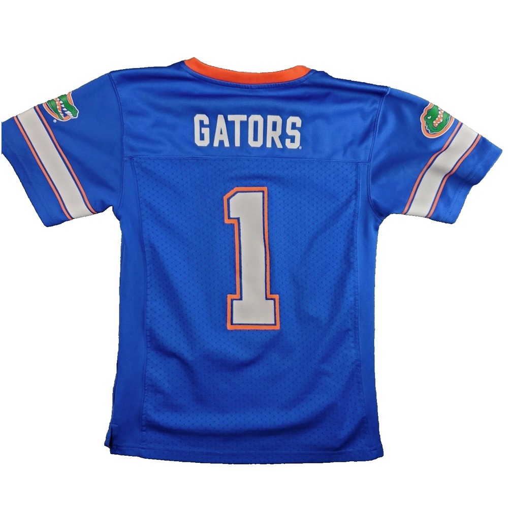 Rivalry Threads Florida Gators Youth Football Jersey #1 NCAA Blue Size L 12/14